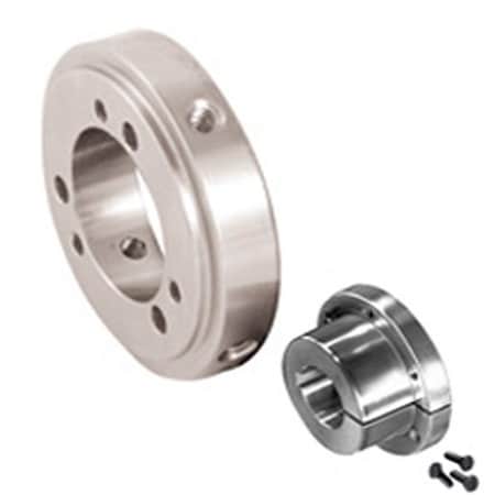 Rexnord Hub, Elastomeric Coupling, 3.65 in. Outside Diameter, 3-1/4 in. Hub Diameter, Shaft 10 HQD HUB OMEGA 7300870